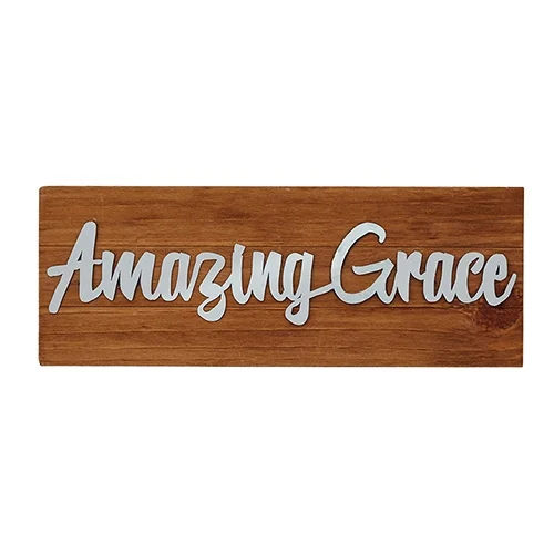 Farmers Market Tabletop Plaques - Amazing Grace