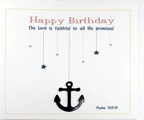 Dangles - Happy Birthday Anchor