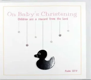 Dangles - On Baby's Christening (Pink)