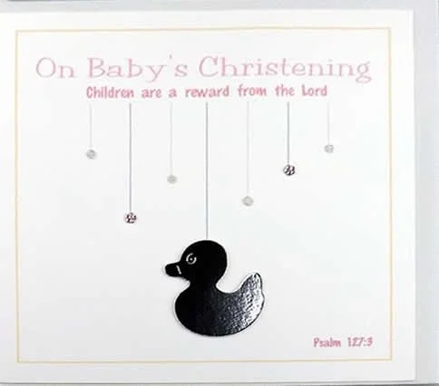 Dangles - On Baby's Christening (Pink)