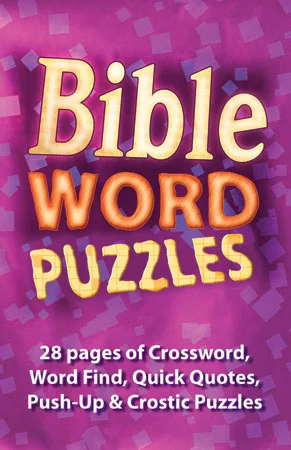 Puzzle Activity Book Bible Word Puzzles