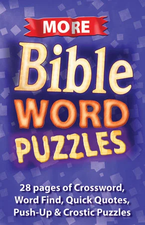 Puzzle Activity Book More Bible Word Puzzles