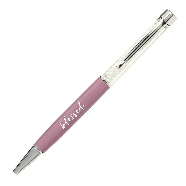 Blessed is She Who Has Believed Crystal Pen