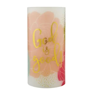 LED Candle - 3" X 6" God is Good