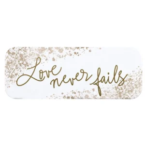 Table Top Plaque - Love Never Fails