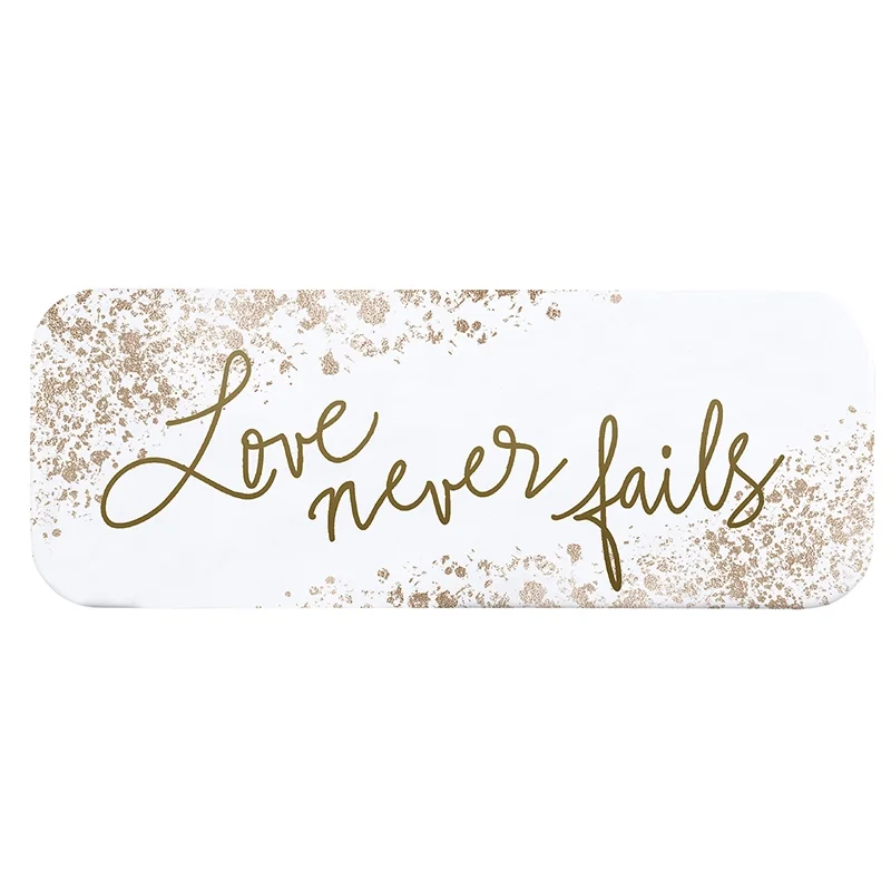 Table Top Plaque - Love Never Fails