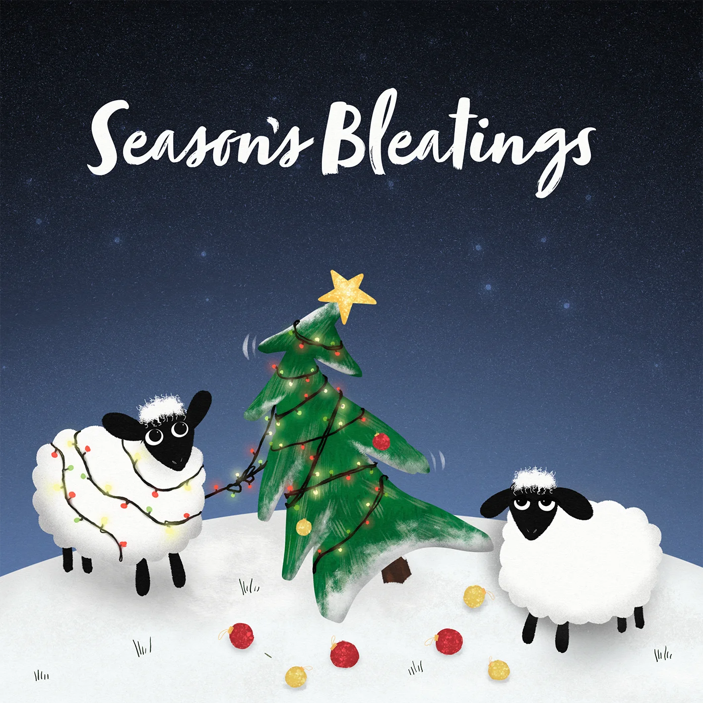 Food Bank - Season's Bleatings (Pack of 10)
