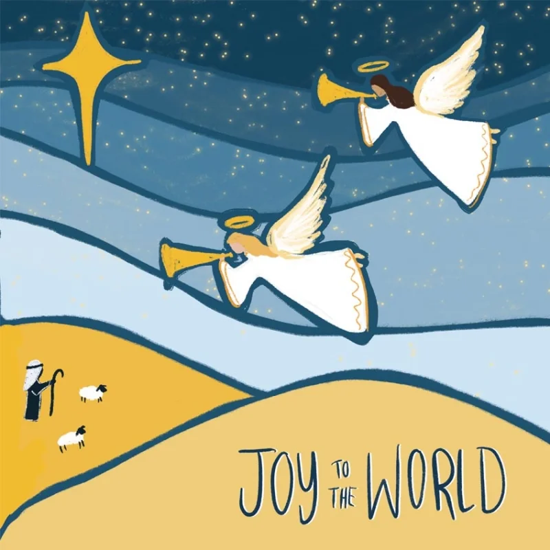 Joy to the World Angels Hillside - Pack of 10