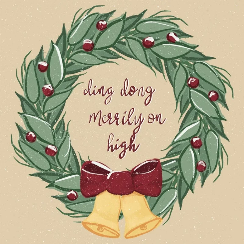 Ding Dong Merrily on High - Pack of 10
