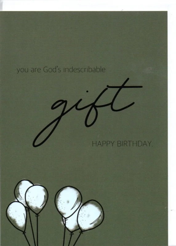Happy Birthday Gift of God Greetings Card
