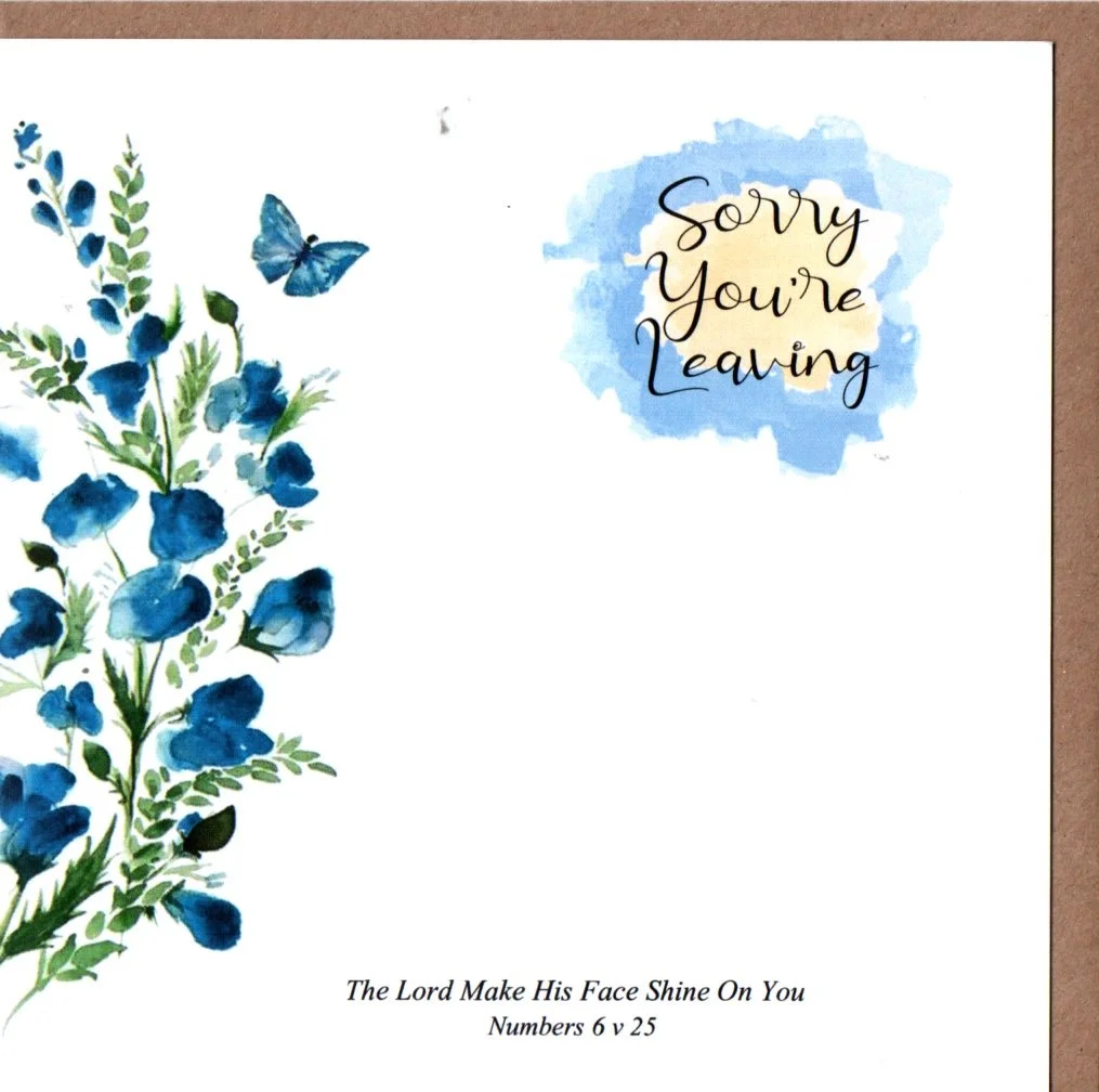 Sorry You're Leaving Greetings Card
