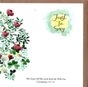 Just To Say Greetings Card