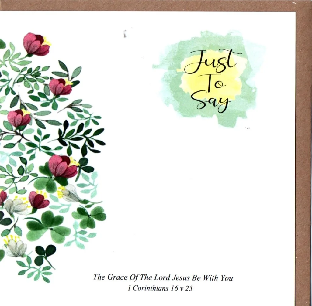 Just To Say Greetings Card