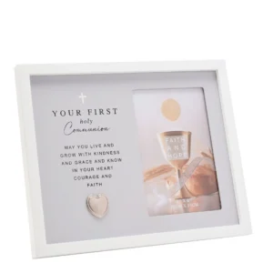 Faith & Hope Grey Frame 4" x 6" - First Communion