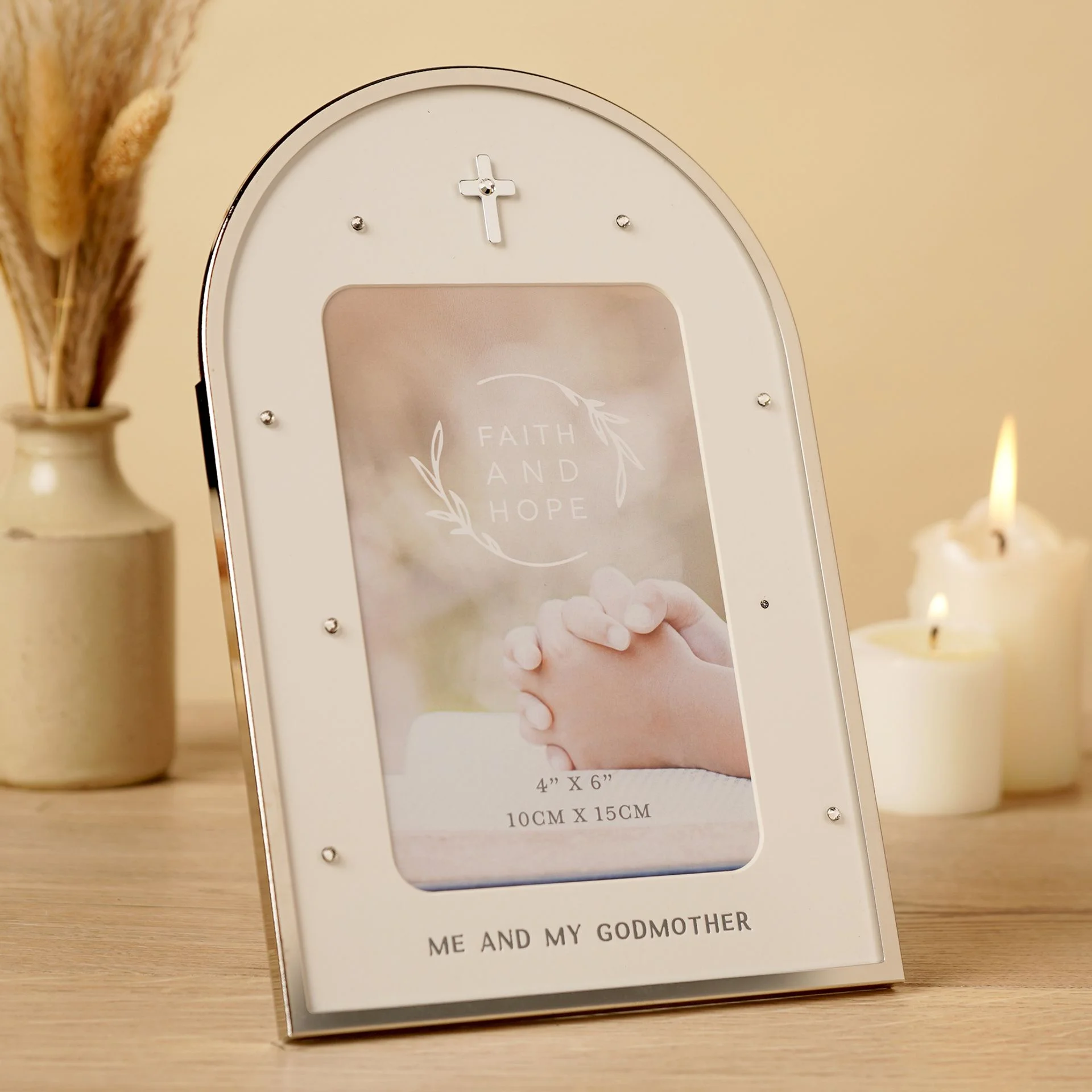 Faith & Hope Arch Frame 4'' x 6'' - Me & My Godmother