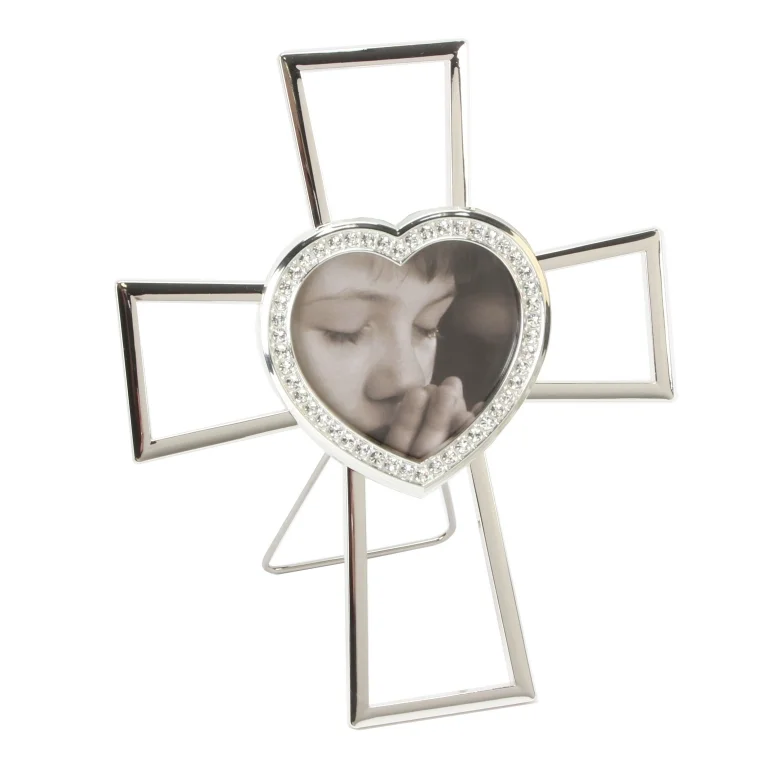 Cross Heart Photo Frame