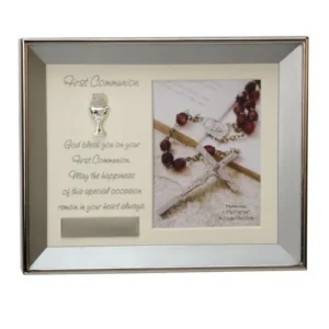 Juliana Brushed Silverplated Frame/Plaque - Communion