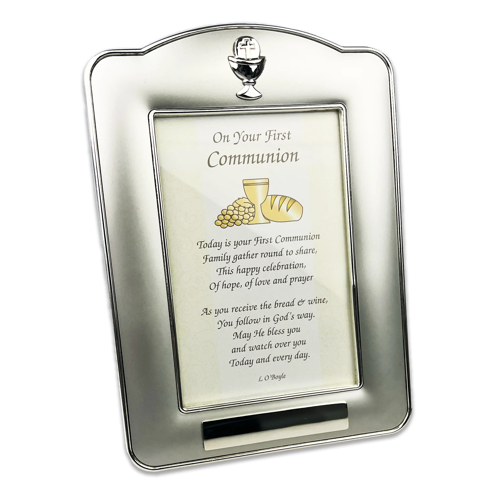 On Your First Communion Photo Frame with Print