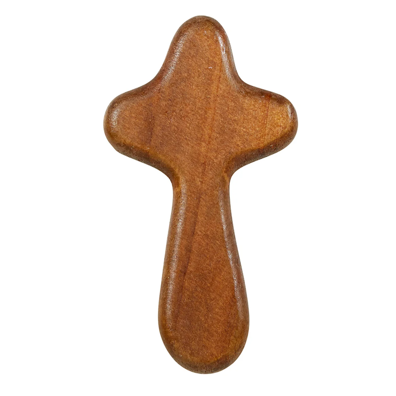 Dark Wood Hand Held Prayer Cross