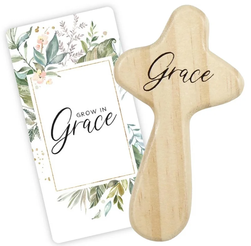 Grow in Grace Holding Cross & Card