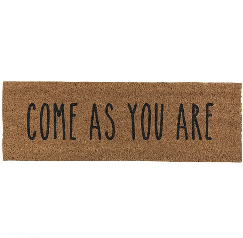 Come As You Are Door Mat