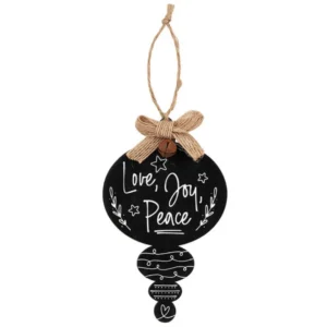 Love, Joy, Peace Jingle Ornament