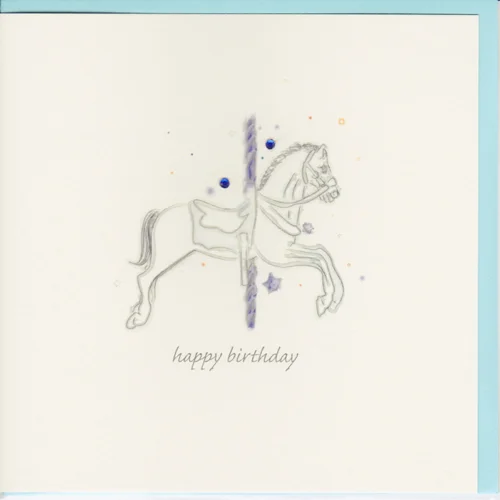 Happy Birthday Horse Greetings Card
