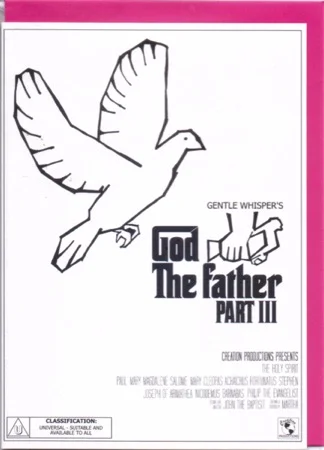 God The Father Part 3 Printed Greetings Card
