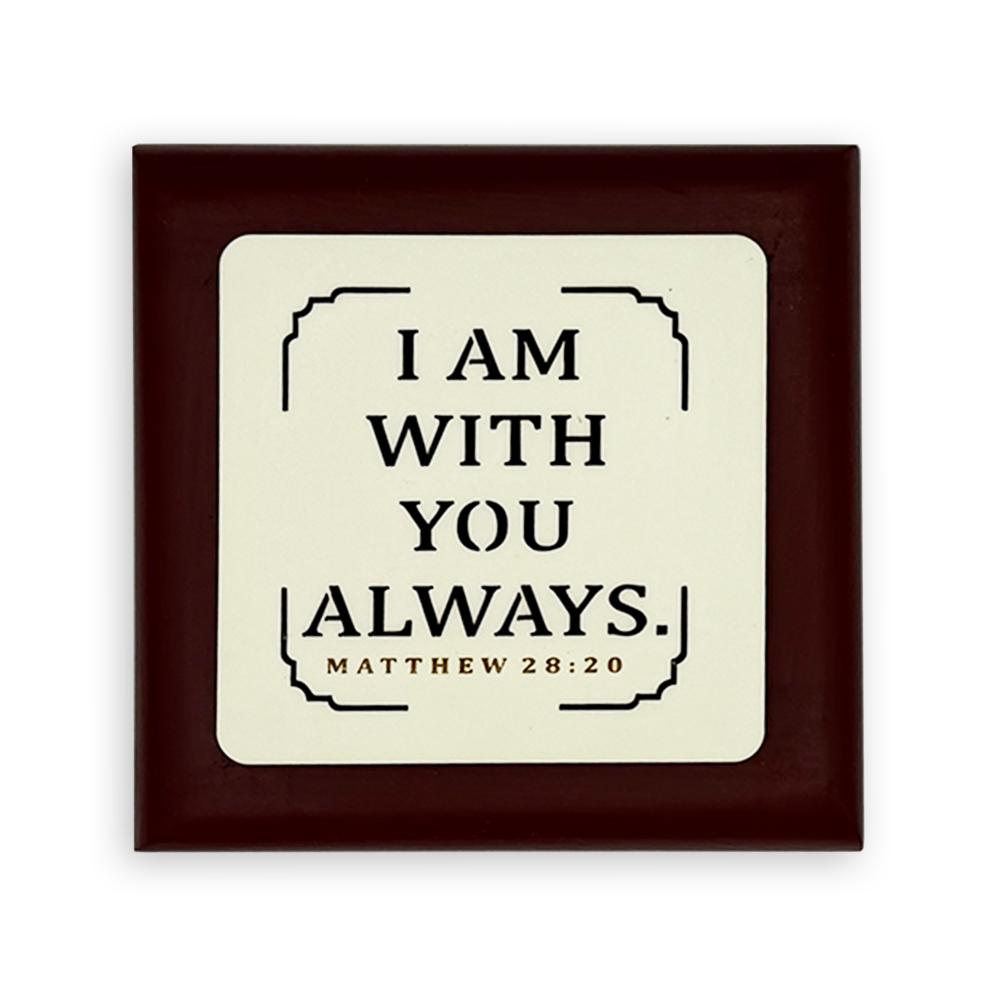 Glow-in-the-Dark Wall Plaque – “I am with you always” (Matthew 28:20)