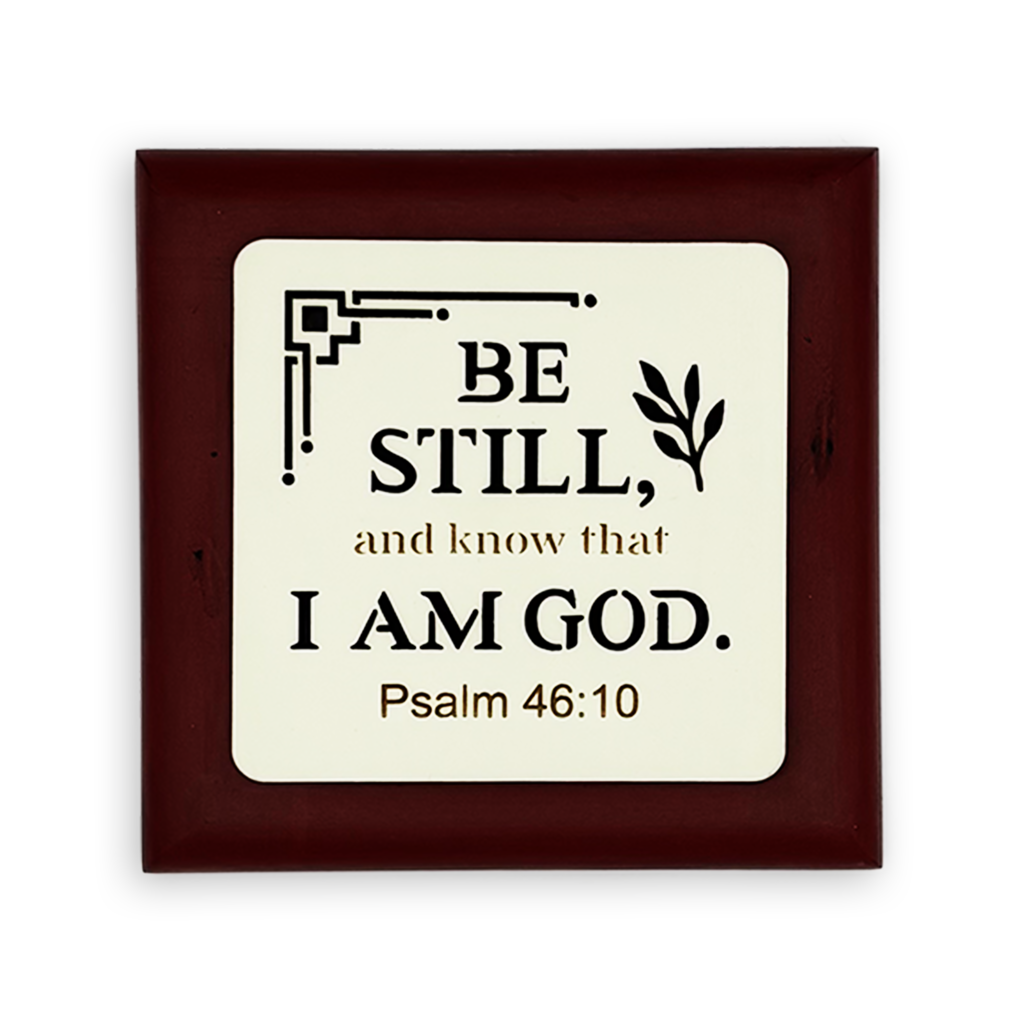 Glow-in-the-Dark Wall Plaque – “Be still and know that I am God” (Psalm 46:10)