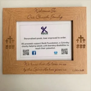 Welcome To Our Church Family Photo Frame