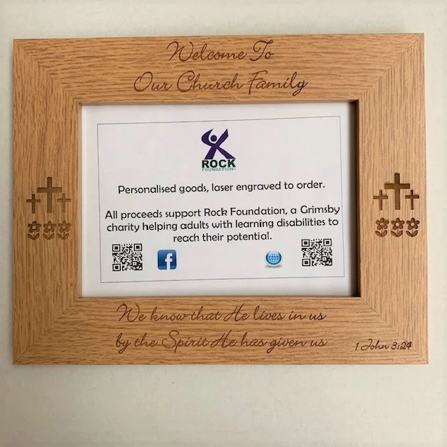 Welcome To Our Church Family Photo Frame