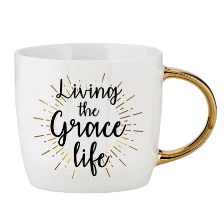 Gilded Mug Living Grace Life