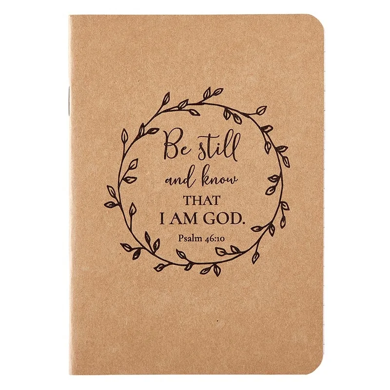 Be Still and Know Kraft Notebook