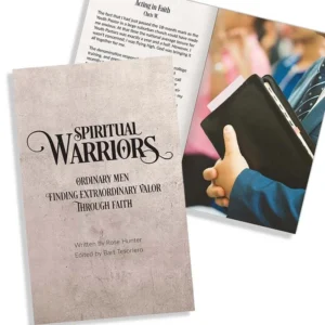 Spiritual Warrior devotional book featuring inspirational stories and faith-based guidance from our collection of Christian devotionals and journals.