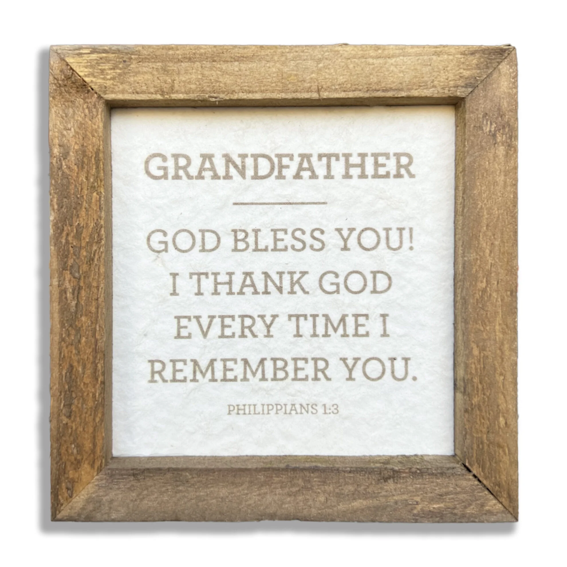 Grandfather Plaque
