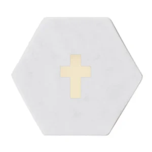 Marble Coasters - Cross (Pack of 4)