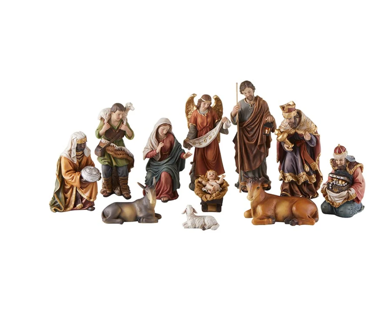 11-pc Traditional 6" Nativity Set
