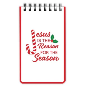 Jesus is the Reason for the Season Spiral Notepad