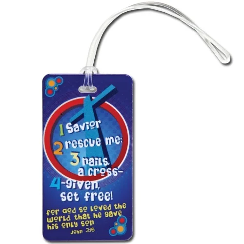 1 Savior Backpack Tag