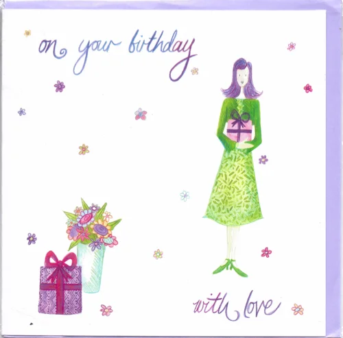 Big Sky Cards - On Your Birthday With Love