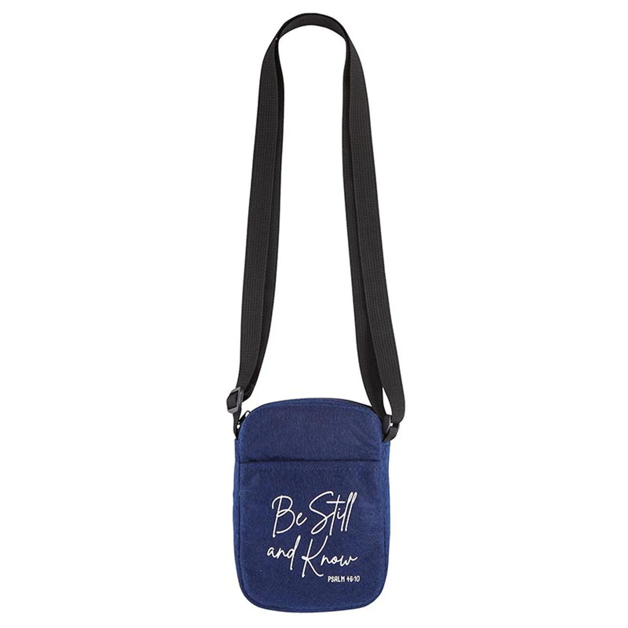 Be Still & Know Felt Shoulder Bag