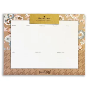 Weekly Planner - Faithful