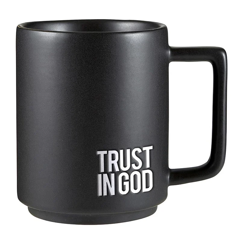 Matte Café Mug - Trust in God