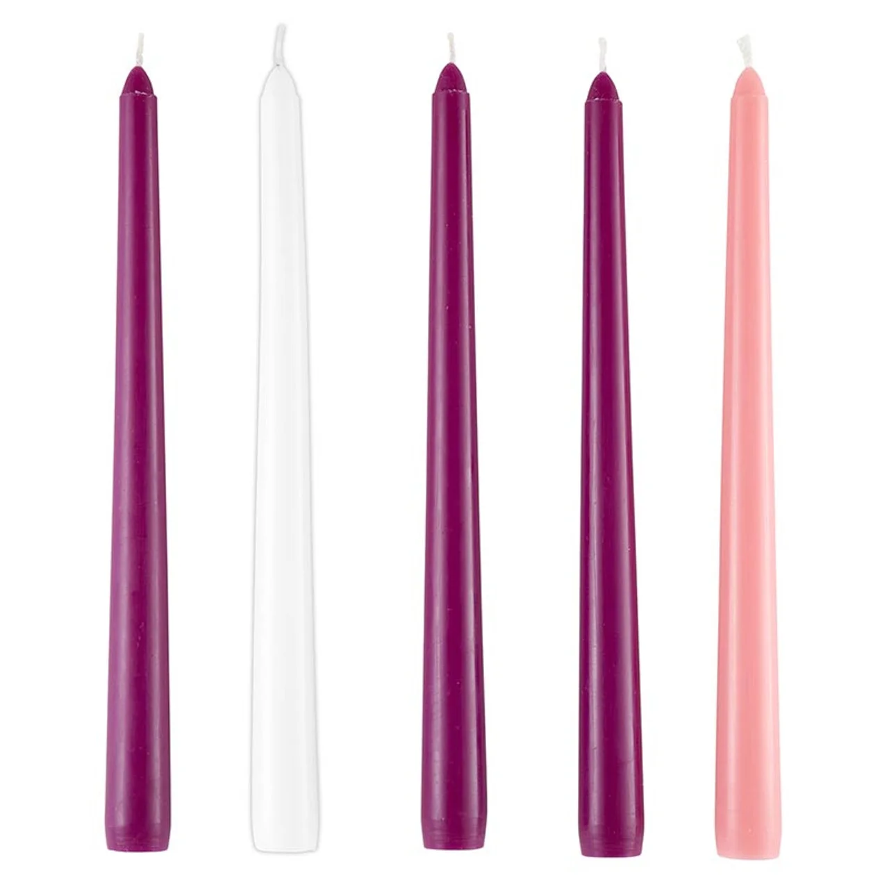 10" Deluxe Advent Taper Candle (Set of 5)