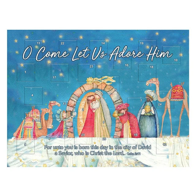 O Come Let Us Adore Him Adevent Calendar