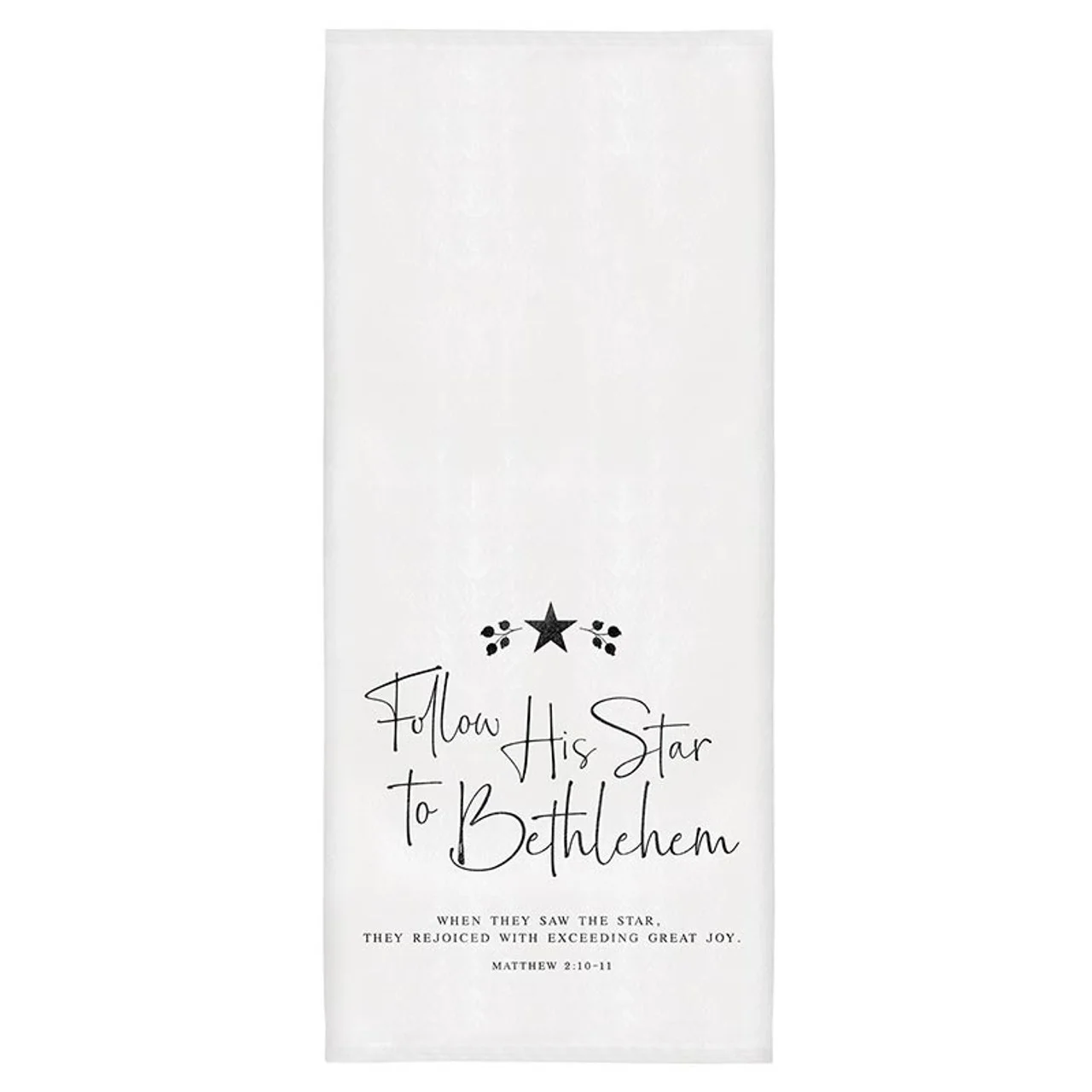 Follow His Star Tea Towel