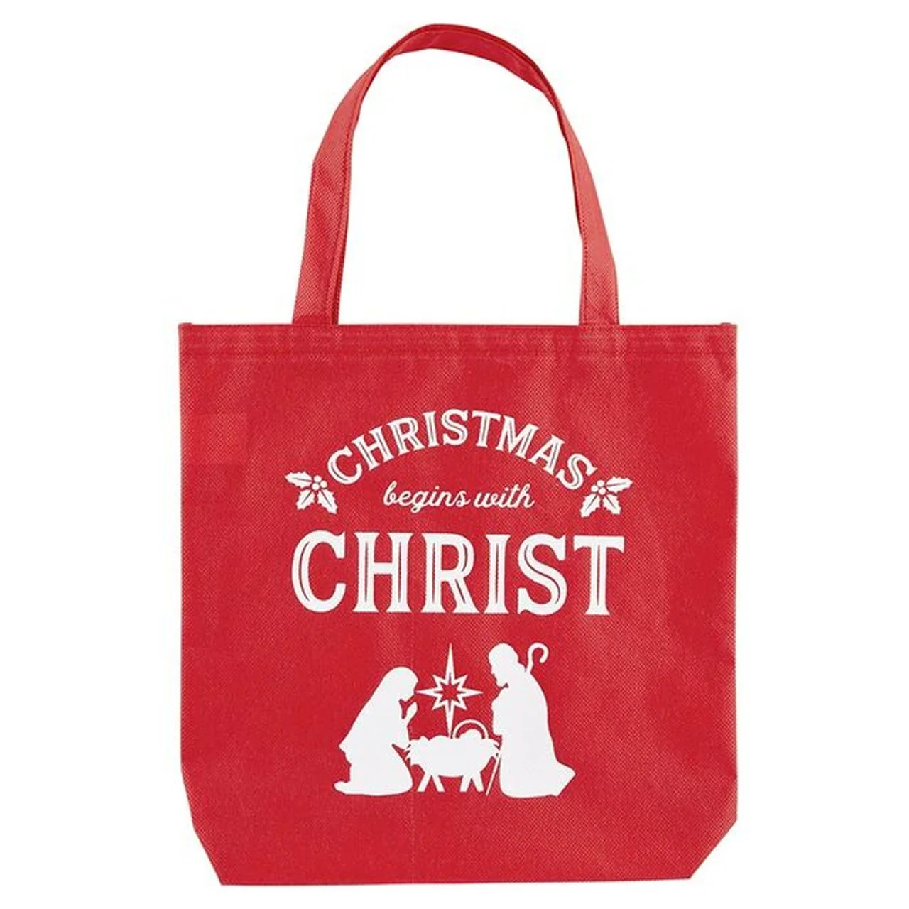Christmas Begins with Christ Tote Bag