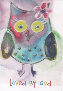 Greetings Card Loved By God