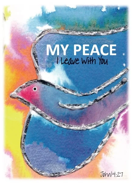 My Peace I Leave With You Greetings Card